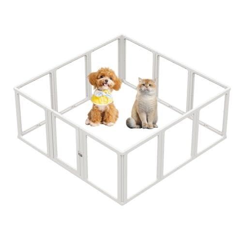 Photo 1 of 23.6" Height, 12PCS Flovintrek Acrylic Large Pet Playpen Dog Playpen Indoor (SR)