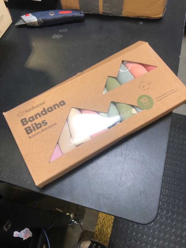 Photo 1 of 10-Pack Organic Baby Bandana Bibs for Girls - Super Absorbent Triangle Baby Bibs for Drooling and Teething Infant, 100% Cotton Extra Soft for Newborn, Infant 0-36 Months (Cupcake)