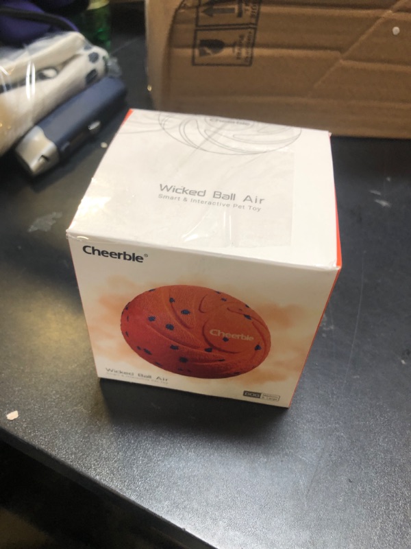 Photo 1 of ?New Material?Cheerble Smart Interactive Dog Toy, Wicked Ball AIR, Automatic Moving, Bouncing, and Rotating Ball, E-TPU Material, IPX7 Waterproof Rating, Active Rolling Ball for Medium and Large Dogs