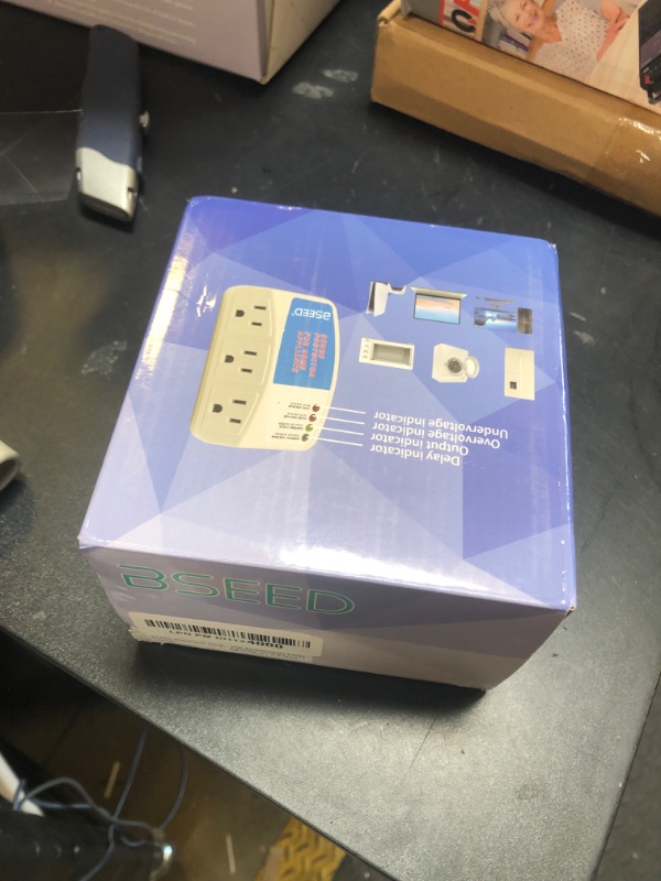 Photo 1 of [ETL Listed] BSEED Electronic Surge Protector for Home Appliance,Voltage Protector Suit for Refrigerators and Freezers, Voltage Brownout Outlet 220V 20A,4400Watts(2 Pack)