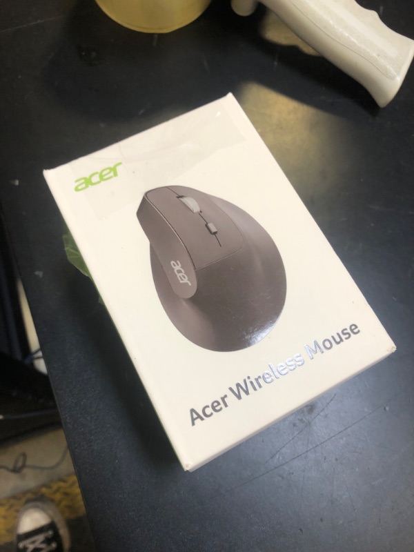 Photo 1 of acer Ergonomic Mouse Wireless, 1000/1200/1600 Adjustable DPI Vertical Mouse with 6 Buttons, Rechargeable Ergo Mice with 2.4GHz USB Receiver for Computer, Laptop, PC, iMac and Desktop