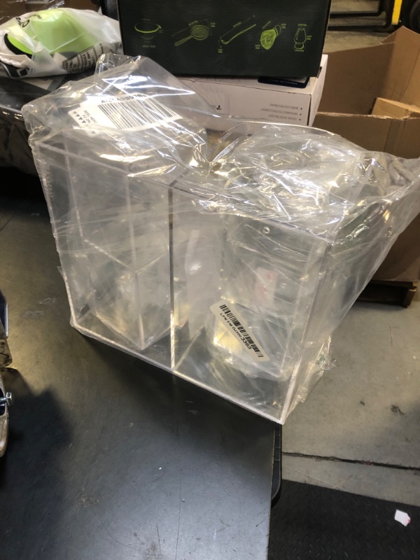 Photo 1 of GILPWA Diaper Caddy, Baby Changing Table Organizer, Detachable Clear Acrylic Diaper Storage for Wipe Dispenser, Wipe Warmer and other Diapering Essentials