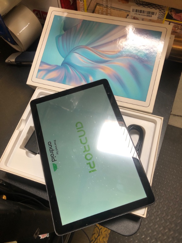 Photo 1 of AISLPC New Slim Android Tablet 10.1 Inch, Android 13 Tablets 8GB RAM 128GB ROM 512GB Expand WiFi Tablets PC, 1280 * 800 HD Screen, 5+13MP Dual Camera, Bluetooth5.0, 6800mAh Battery, GPS-Blue