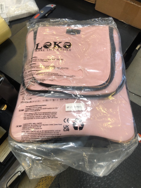 Photo 1 of Lekereise Pet Carrier Backpack Expandable Cat Backpack for Small Dogs Cats, Dog Backpack Bag with Breathable Mesh, Pink