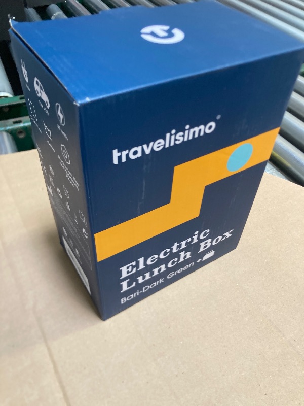 Photo 1 of TRAVELISIMO Electric Lunch Box For Adults, 80W Heated Lunch Box for Men 1.5L Stainless Steel, Portable Food Warmer for Car Truck Work, 12/24/110V, Loncheras Para Hombres De Trabajo, Heatable Lunchbox