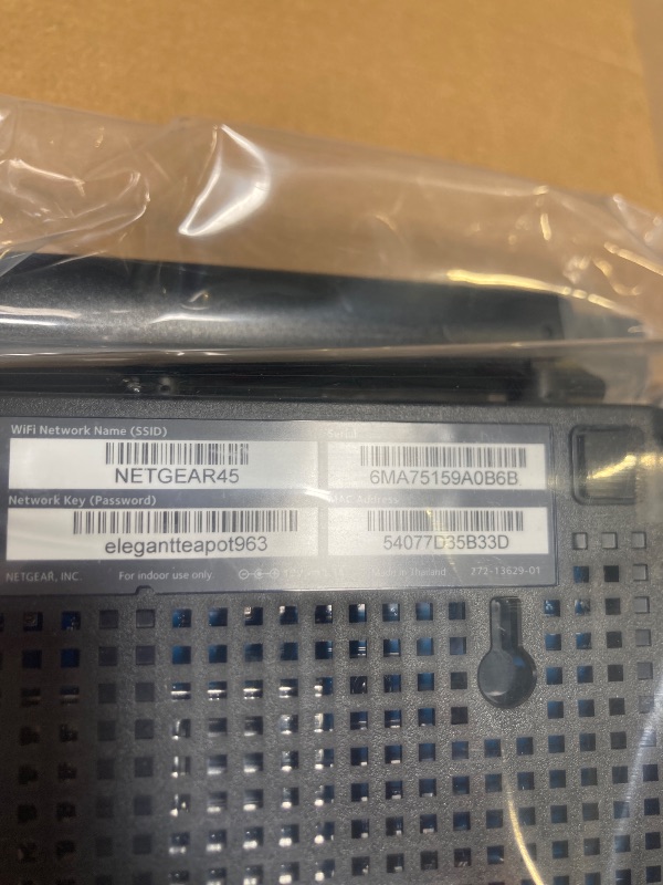 Photo 1 of NETGEAR 4-Stream WiFi 6 Router (R6700AX) – Security Features, AX1800 Wireless Speed (Up to 1.8 Gbps), Covers up to 1,500 sq. ft., 20 devices
