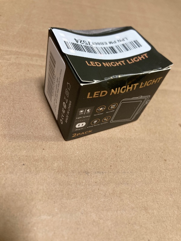 Photo 1 of L LOHAS LED Red Night Lights Plug into Wall 2-Pack, 0.3W Plug in Night Light, Dusk to Dawn, Bright Nightlight Auto-On/Off, for Adults Kids Room Bedroom Bathroom Hallway Kitchen, Non-Dim