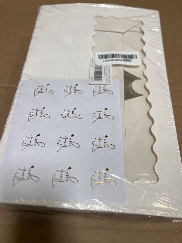 Photo 1 of Kucoele 20 PCS Cookie Boxes with Window, 12.5 x 5.5 x 2.5 Inches Bakery Boxes Auto-Popup Treat Boxes for Chocolate Covered Strawberries, Hot Cocoa Bombs, Pastries, Donuts, Muffins