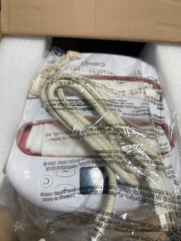 Photo 1 of Calogy Heat Press Machine for T-Shirts 10"X10", Portable Heat Press Fast Up to 410?(210 ºC), Precise Temp Control, 15 Mins Auto Off for Bag, Pillows, Sublimation Vinly Transfer (White Pink-10 * 10IN)