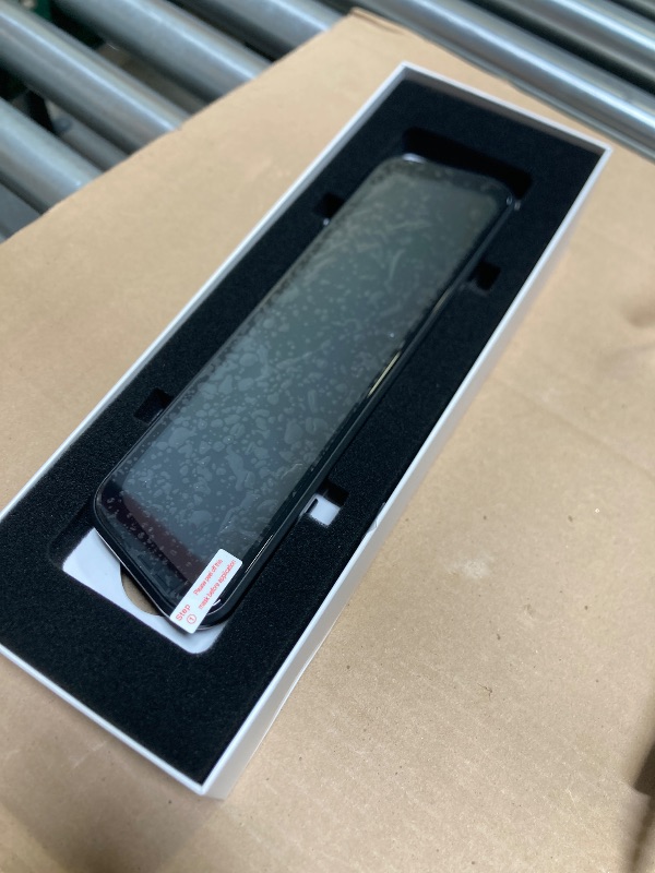 Photo 1 of Aprilboy 3 Channel Mirror Dash Cam, 12" Triple Rear View Mirror with Front 3K, Inside and Rear 1080P Cameras with WiFi, G-Sensor, Reverse Assist, Parking Monitoring, Free 64GB Card