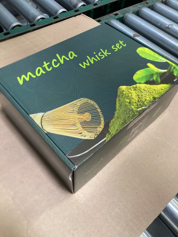 Photo 1 of Taruzil Matcha Whisk Set with Matcha Bowl, Matcha Bamboo Whisk, Scoop, Sifter, Matcha Whisk Holder Unique Gifts for Women Men Girl Friend Home Kitchen Decor Gifts for Christmas, Birthday,Halloween