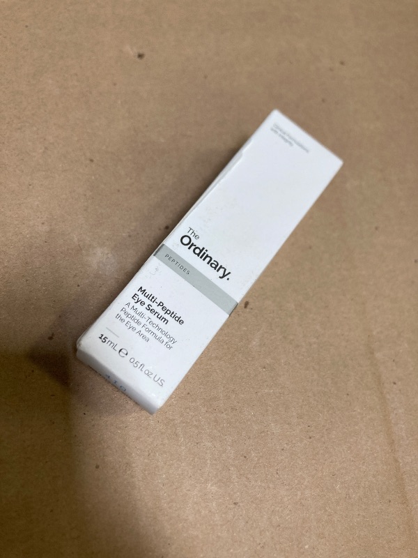 Photo 1 of The Ordinary Multi-Peptide Eye Serum, Anti-Aging Formula for Crow’s Feet, Dark Circles & Puffiness, 0.5 Fl Oz