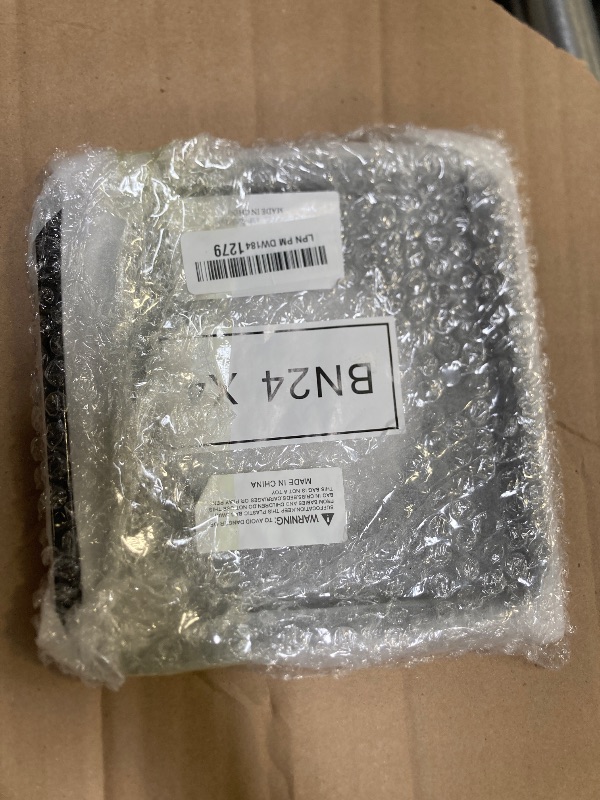 Photo 1 of Reusable Black Drip Pans,Square Burner Covers BN24,SGP-400,Gas Burner Liner Covers,Gas Range Drip Pan Made of Porcelain-4packs by MIFLUS