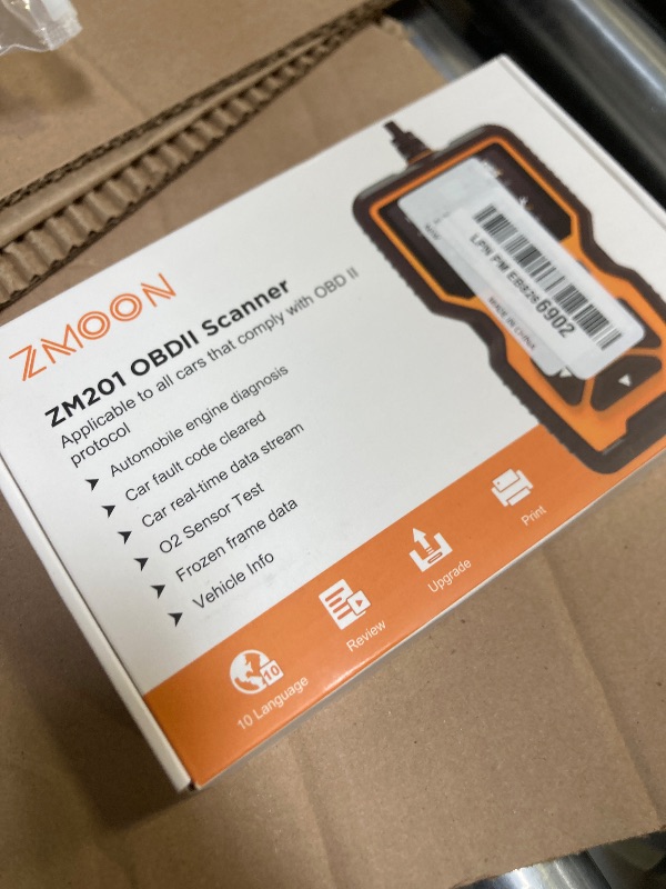 Photo 1 of ZMOON ZM201 Professional OBD2 Scanner Diagnostic Tool, Enhanced Check Engine Code Reader with Reset OBDII/EOBD Car Diagnostic Scan Tools for All Vehicles After 1996, 2025 Upgraded