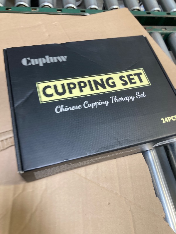 Photo 1 of Cupluw Cupping Set, 24 Cups Cupping Kit for Massage Therapy, Chinese Cupping Therapy Set with Magnetics, Professional Vacuum Cupping Set for Cellulite Reduction Muscle Pain Relief with Manual Pump