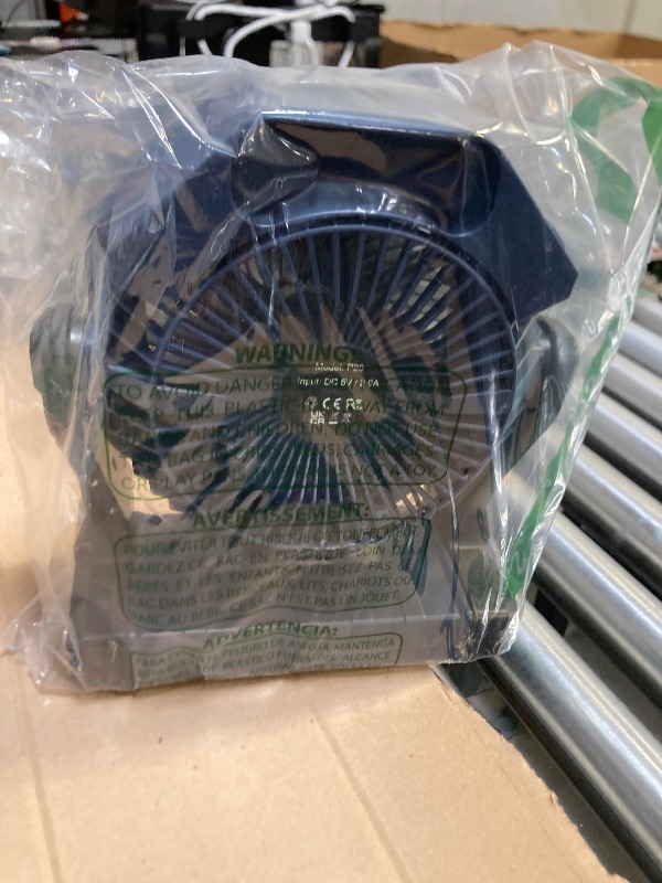 Photo 1 of Ausic Misting Fan Portable, 20000mAh Outdoor Cooling Fans for Patio, 250ml Water Spray Fan with Led Light, Beach Camping Essential, 8 Inch Battery Operated Rechargeable Fans for Tents,Travel