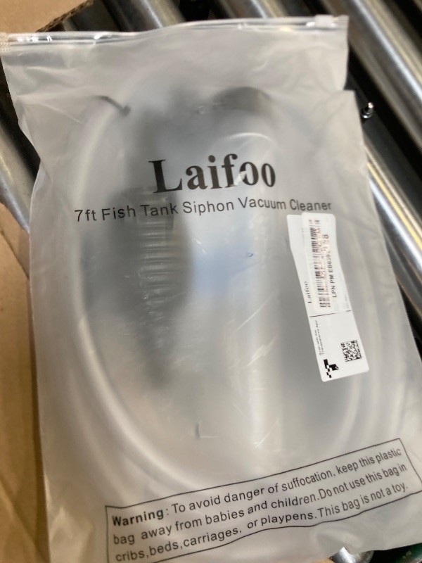 Photo 1 of Laifoo 7ft Aquarium Siphon Vacuum Cleaner for Fish Tank Cleaning Gravel & Sand