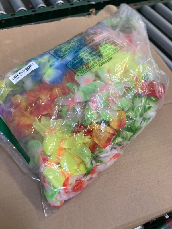 Photo 1 of 50 PCS Soft Hawaiian Leis Luau Party Decorations Tropical Favors Lei Flower Hair Clip,Headbands and Wristbands Perfect for Your Hawaii Luaus Party.