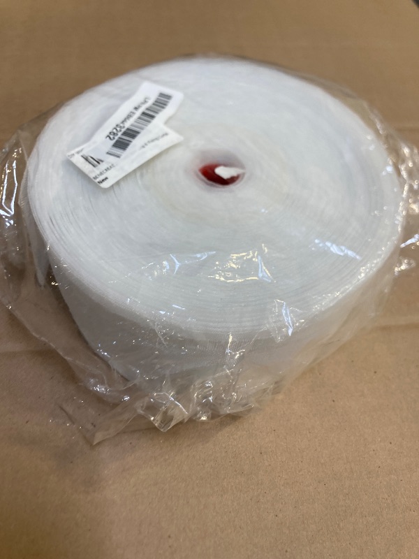Photo 1 of BENECREAT 27 Yard Wave Curtain Tape, White Nylon Drapery Header, 3.15 Inch Transparent Pleat for Installing & Fixing Curtains