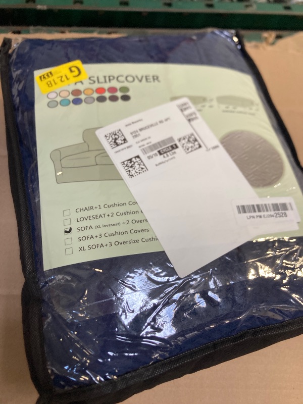 Photo 1 of XINEAGE 2025 New 3 Pieces Couch Covers for 2 Extra Large Cushion Sofa Super Stretch Sofa Cover for 2 Large Seat Universal Loveseat Slip Cover for Living Room (Navy Blue), 71"-91"(2 Cushions)