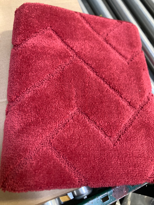 Photo 1 of PURRUGS Dirt Trapper Door Mat 32" x 47", Non-Slip Machine Washable Entry Rug, Shoe Scraper, Dog Doormat, Super Absorbent Welcome Mat for Front & Back Door, Muddy Wet Shoes & Paws, Burgundy Red