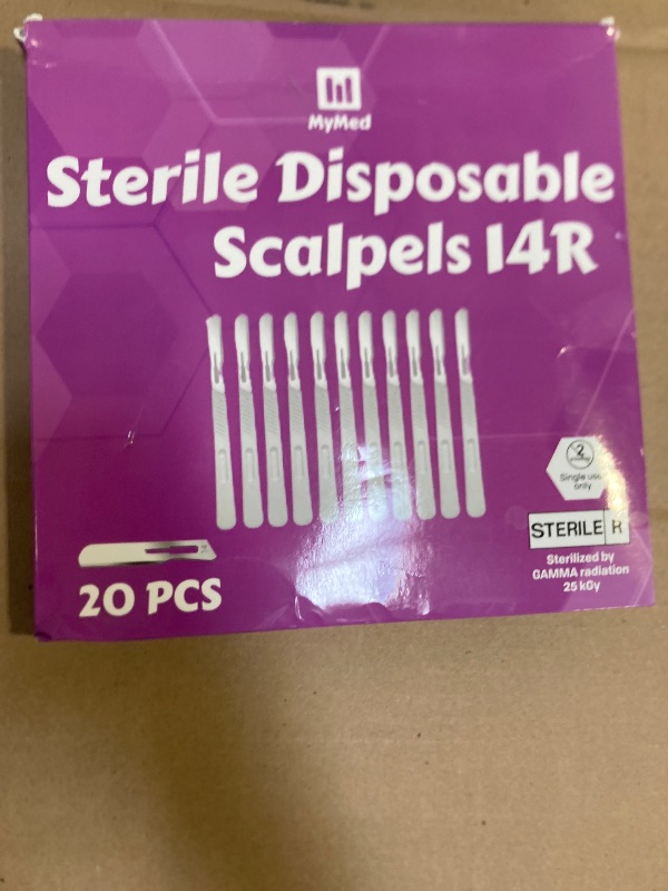 Photo 1 of MyMed Disposable 14R Dermaplaning Razors - Pack of 20 Dermaplane Razor for Women Face, Dermaplaning Tool for Face, Dermaplane Scalpels