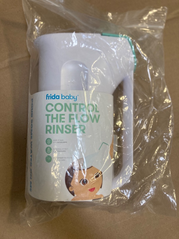 Photo 1 of Frida Baby Control The Flow Bath Rinse Cup | Rinser to Wash Hair + Body | Rinser-Cup for Bath Time with Easy Grip Handle + Removable Rain Shower