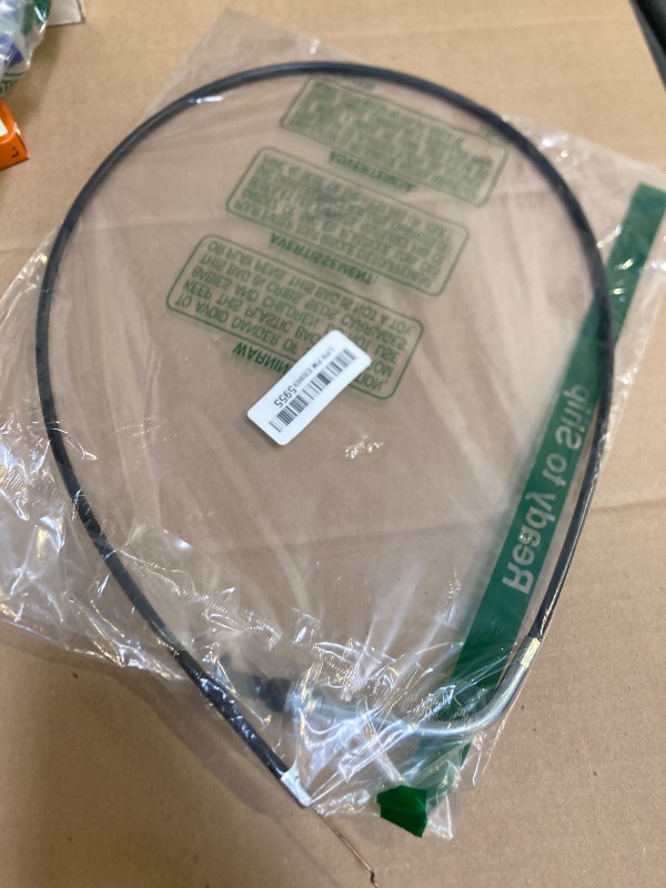 Photo 1 of Stens 290-163 Throttle Control Cable, 48" Length, Black
