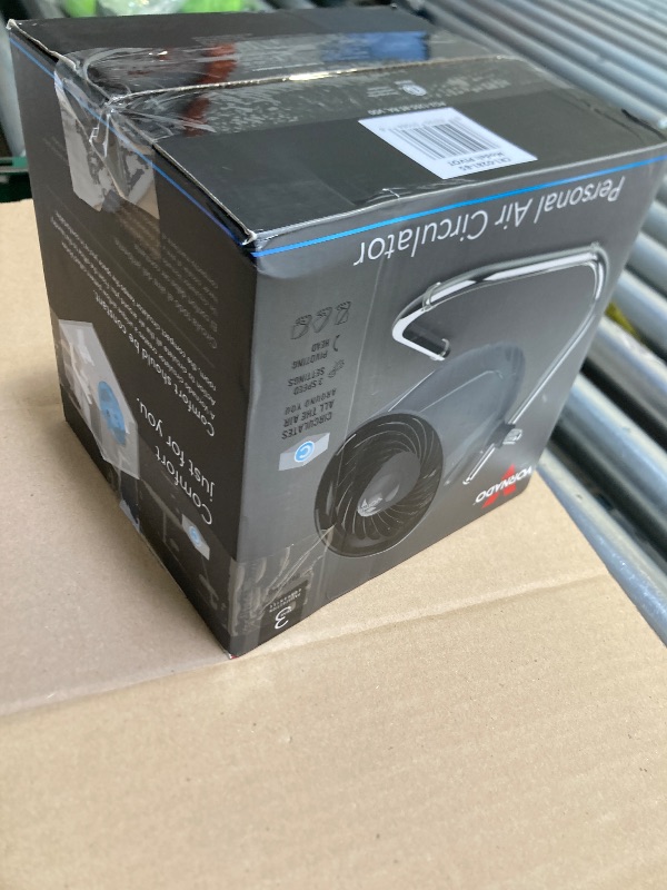 Photo 1 of Vornado Pivot Personal Air Circulator Fan, 6-inch, Quiet Portable Travel Fan, 3 Speeds, Storm Gray