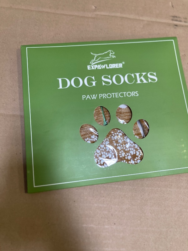 Photo 1 of EXPAWLORER Anti Slip Dog Socks to Prevent Licking Paws, Dog Shoes for Hot Pavement, Dog Booties for Small Medium Large Senior Dogs, Traction Control Boots & Paw Protectors for Hardwood Floors