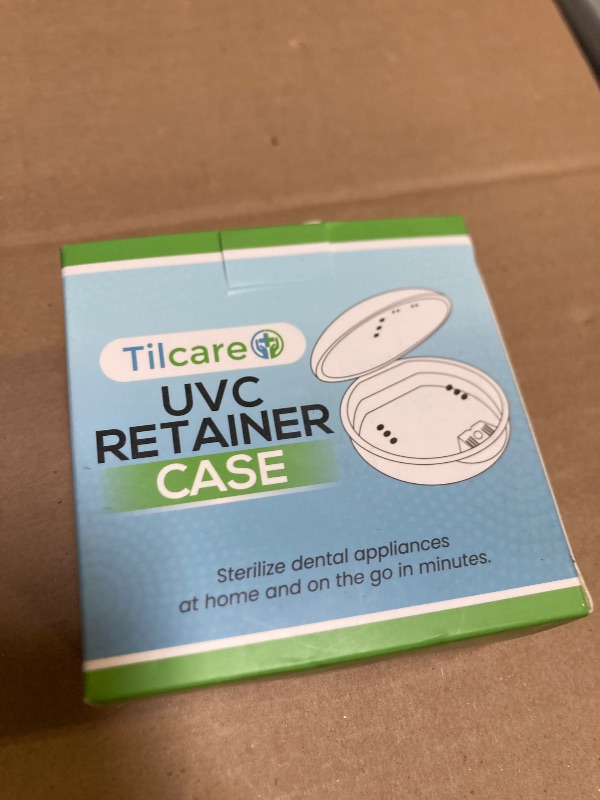 Photo 1 of Tilcare UVC Retainer Case for Invisalign Dental Aligner with UV Light for Aligners, Retainers, Mouth Guard, Whitening Trays - Remove Odors