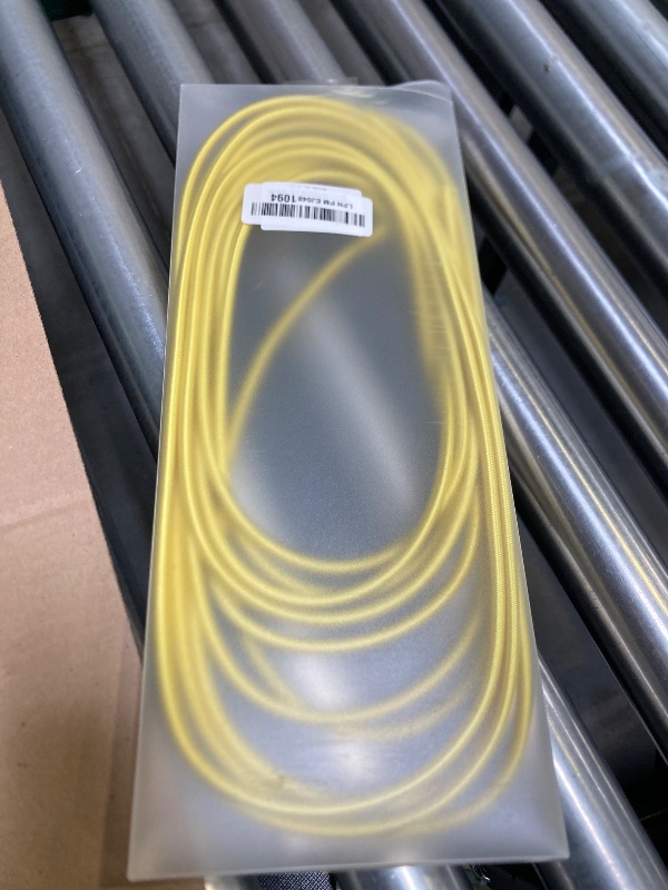 Photo 1 of PerkHomy Bungee Shock Cord Rope Marine Grade Heavy Duty Polyester Bungie Elastic Stretch String for Kayak Strap Tarp Tie Down Canopy Boating Camping Tent Crafting Patio ?Gold-1/4 x 25'?