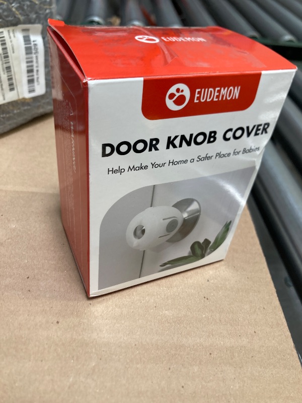 Photo 1 of EUDEMON 4 Pack Baby Safety Door Knob Covers Door Knob Locks(not Suit for All Door knobs)