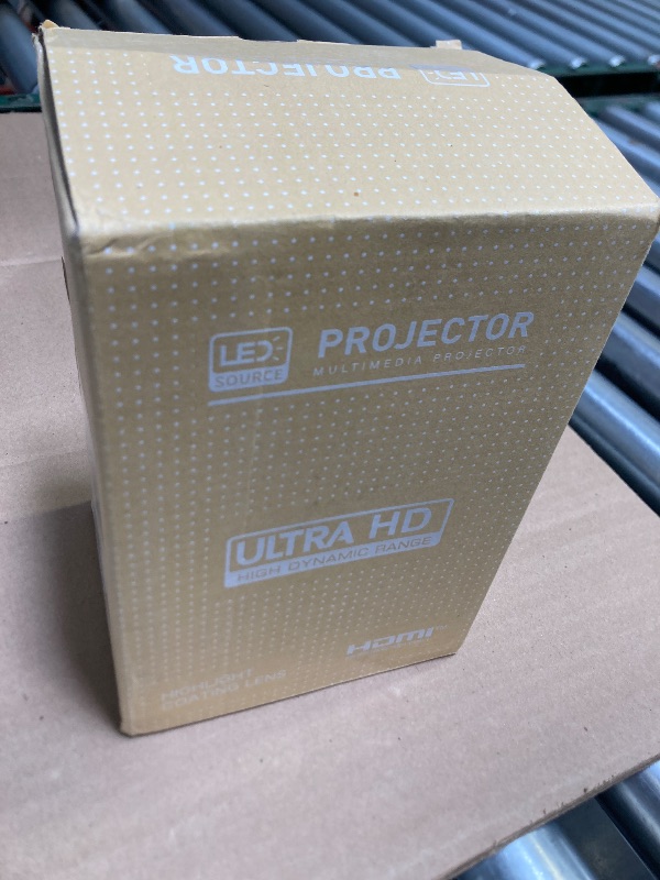 Photo 1 of HY300PRO Mini Projector WiFi Bluetooth: Short Throw Portable Projector for IOS Android Phone Laptop TV Stick HDMI USB