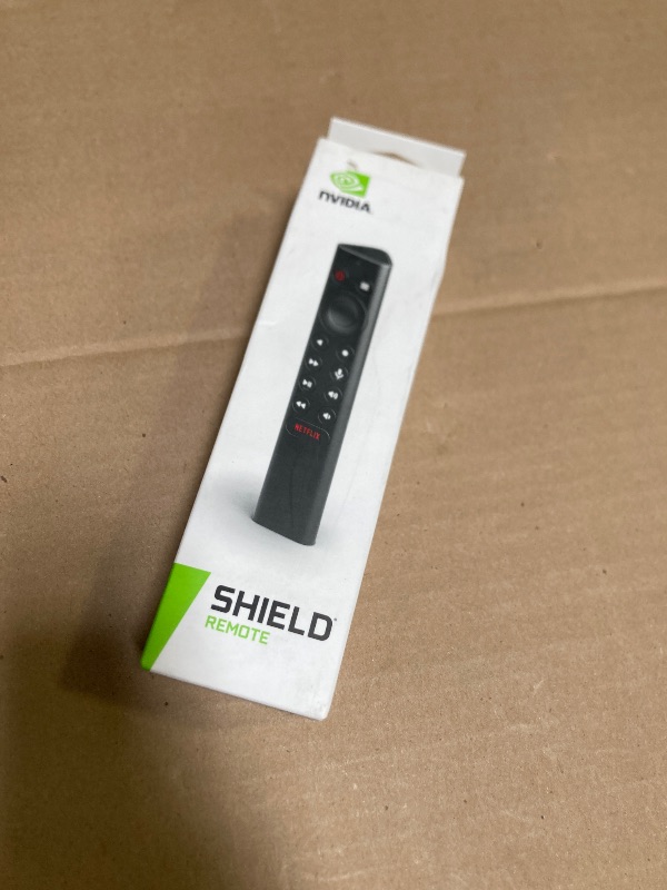 Photo 1 of NVIDIA SHIELD Remote; Voice Search, Motion-Activated, Backlit Buttons, Customizable Menu Buttons, and IR Blaster to Control your TV