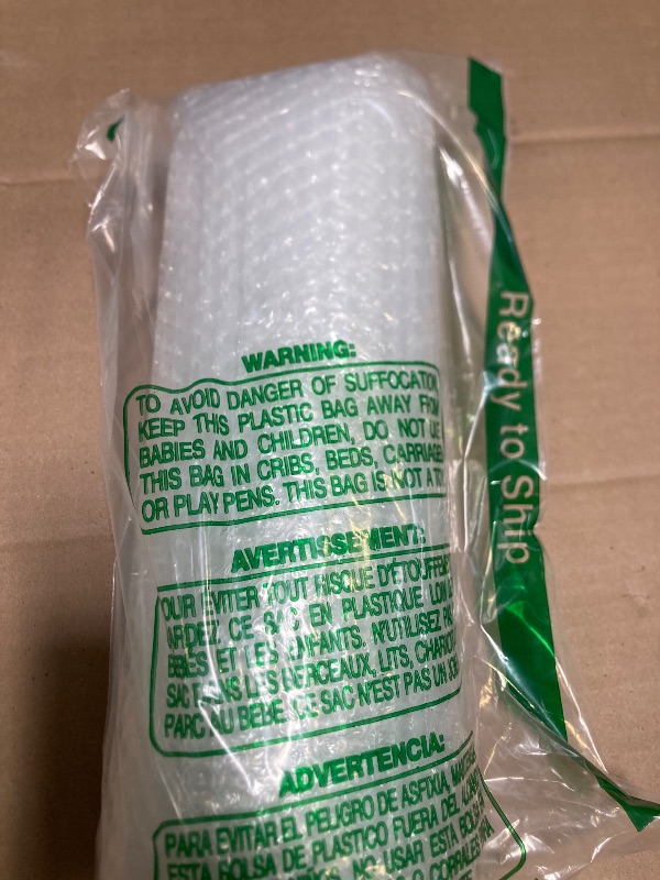 Photo 1 of WANGUAGUA Bubble Packing Wrap for Moving Boxes Shipping Cushioning Supplies 1 Roll 12" X 15' Perforated