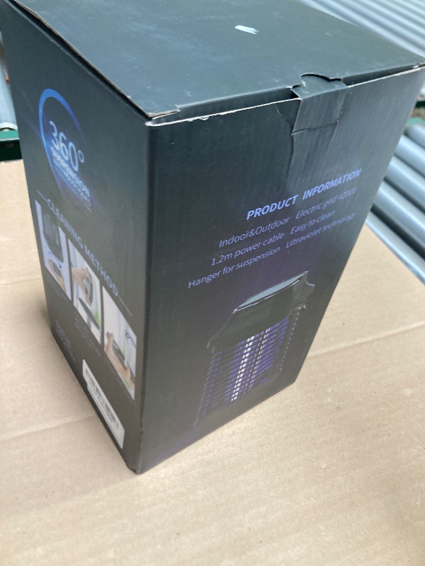 Photo 1 of Bug Zapper Outdoor/Indoor,Mosquito Zapper 4200V High Powered Waterproof Electronic Mosquito Killer,15W UVA Mosquito Lamp Bulb,Fly Traps Patio Insects Killer,Trap Killer for Home,Kitchen, Backyard