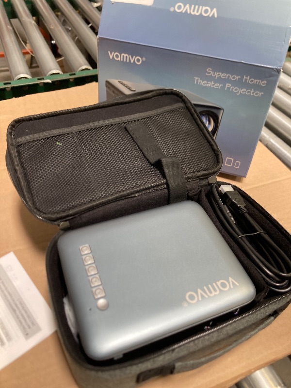 Photo 1 of vamvo Mini Projector WiFi Portable Movie Projectors, Outdoor Projector with Stylish streamlined Design, Smartphones and Tablets Can Easy Connection to Video Projectors