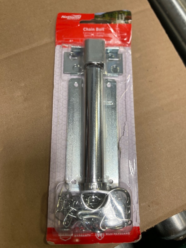Photo 1 of National Hardware N150-771 V820 Chain Bolt in Zinc plated,6 Inch