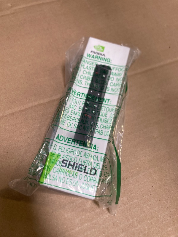 Photo 1 of NVIDIA SHIELD Remote; Voice Search, Motion-Activated, Backlit Buttons, Customizable Menu Buttons, and IR Blaster to Control your TV