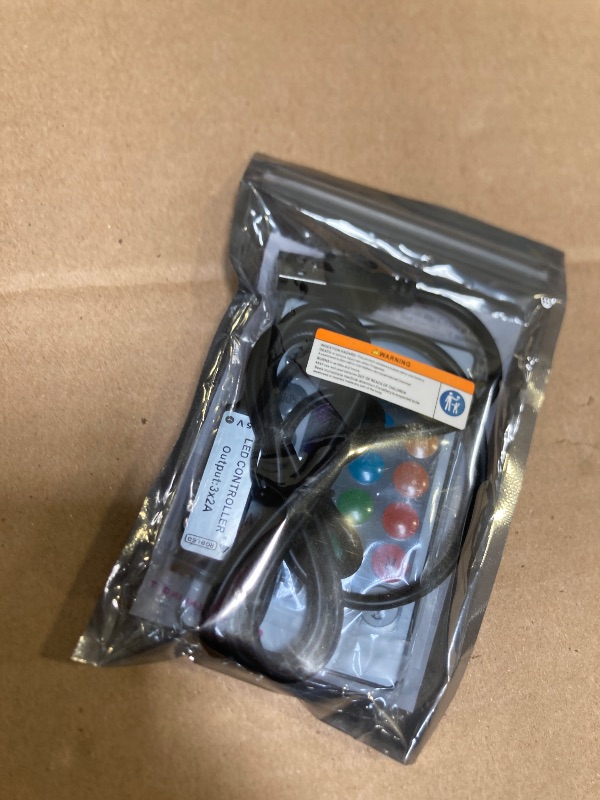 Photo 1 of RGBZONE 5V USB RGB LED Controller, IR Wireless Remote Control, 1M(3.3FT) 4-PIN LED Controller, 5V 5050 2835 5630 LED Strip Lights