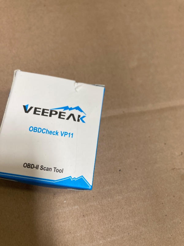 Photo 1 of Veepeak Mini Bluetooth OBD II Scanner Auto Check Engine Light Code Reader Car OBD Diagnostic Scan Tool for Android (Incompatible with iOS)