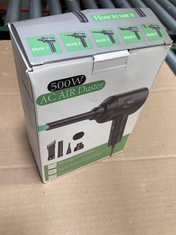 Photo 1 of Meudeen Air Duster - Electric Air Blower - 5.74oz High Power Cleaning for Computer - PC - 2 Gear Compressed Air