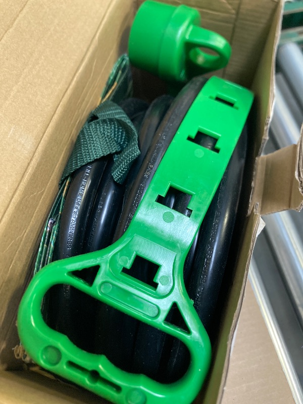Photo 1 of RVGUARD 30 Amp 50 Foot RV Extension Cord, Heavy Duty 10/3 Gauge STW Cord with LED Power Indicator and Cord Organizer, TT-30P/R Standard Plug, Green, ETL Listed