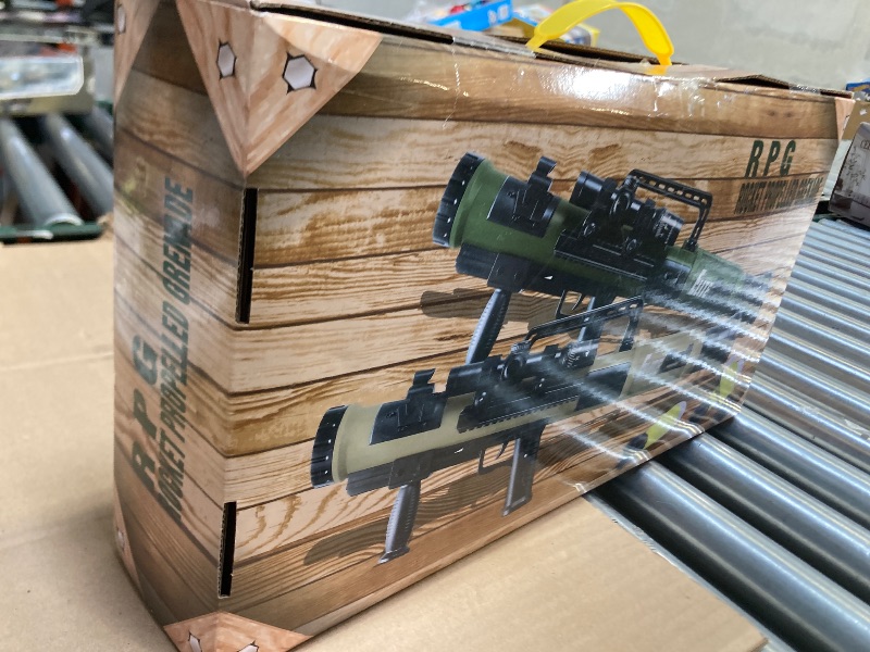 Photo 1 of KoudHug Military Toy Rocket Launcher Set, Worker Tactics Missile Mortar Air Gun Toy with 3 Safety LED Foam Shell - Artillery Launcher Best Gift for Boys & Girls - Great for Outdoor Play (Green A)