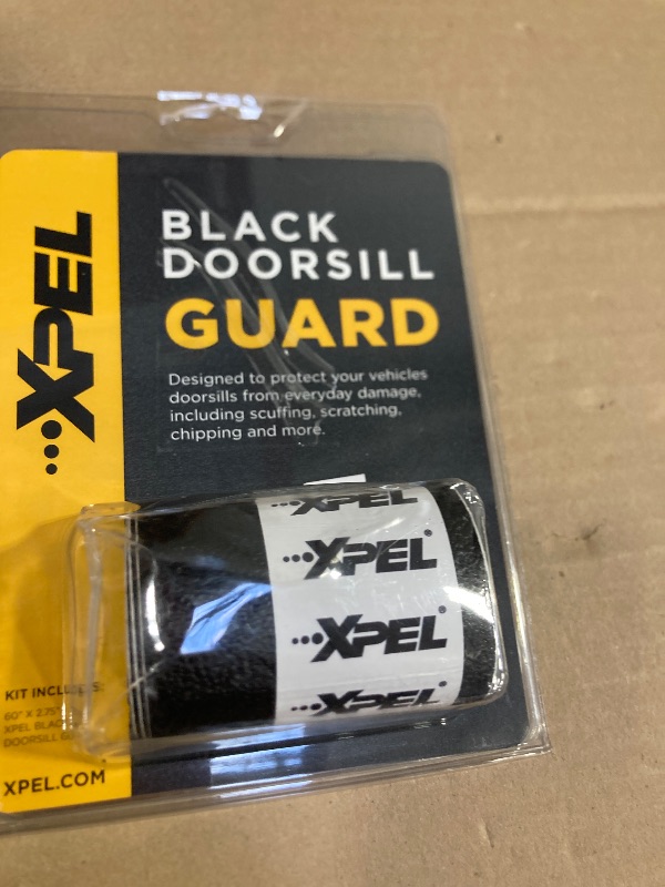 Photo 1 of XPEL Black Universal Door Sill Guard (60" x 2.75") Paint Protection Film Kit