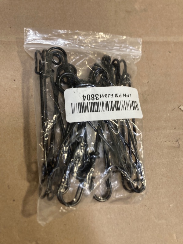Photo 1 of 15Pcs Large Safety Pins, 4‘’ Heavy Duty Steel Safety Pins for Clothes, Ideal for Leather, Canvas, and Wool, Sharp Tip for Secure Hold, Perfect for Clothing, Diapers, Blankets, and More, Black