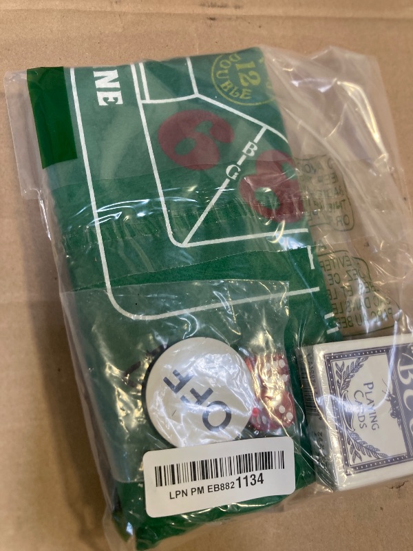 Photo 1 of Beistle Blackjack/Craps Set