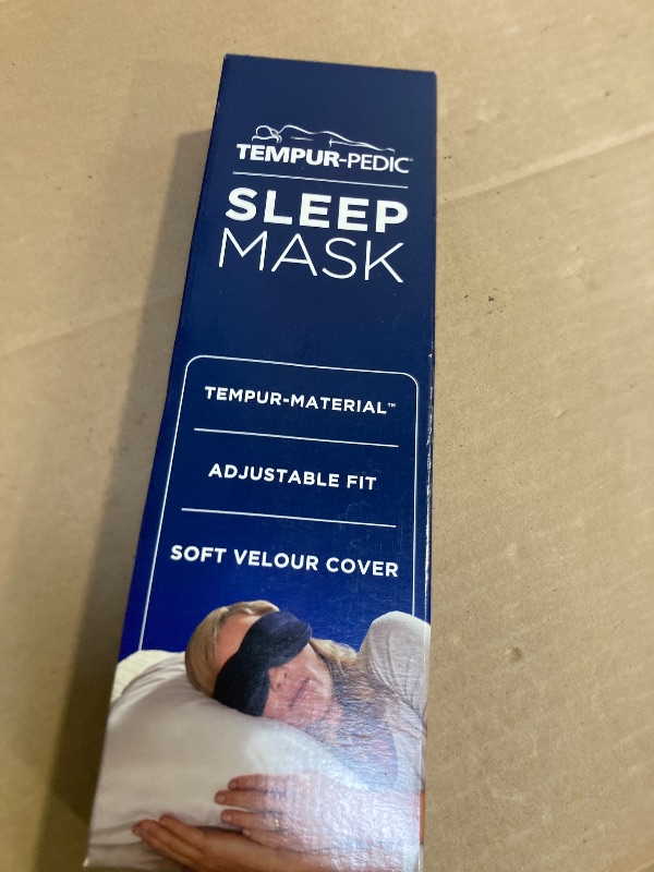 Photo 1 of Tempur-Pedic Sleep Mask, One Size, Navy, 1 Count (Pack of 1)