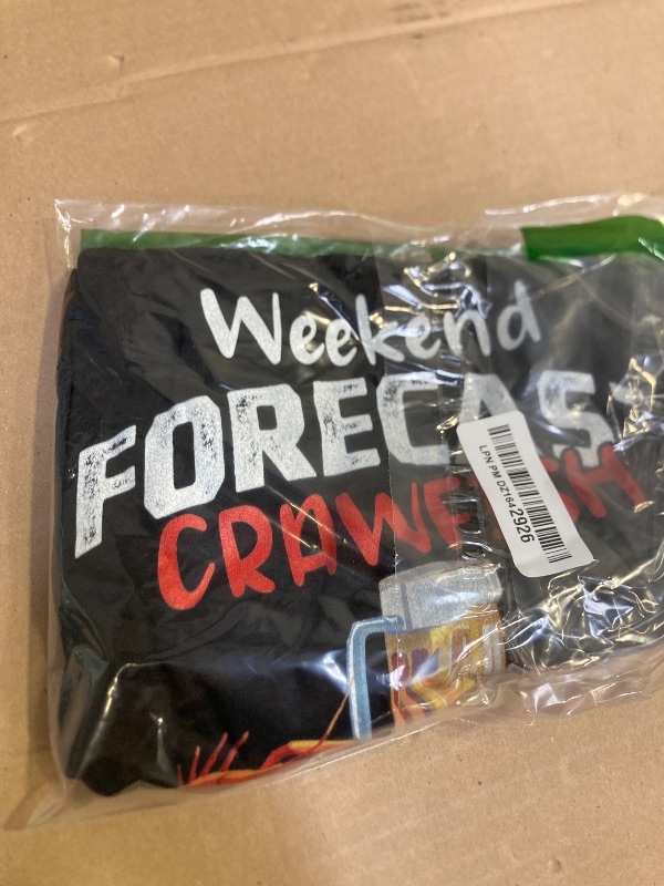 Photo 1 of Size L--Weekend Forecast Crawfish with a Chance of Beer Seafood Boil Tank Top